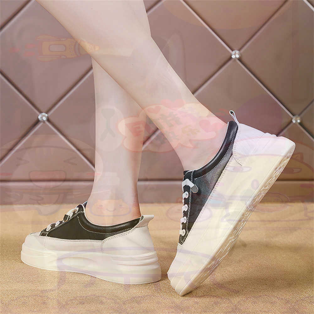 Streetwear Brand Global - Mocassins épais à lacets pour femmes,