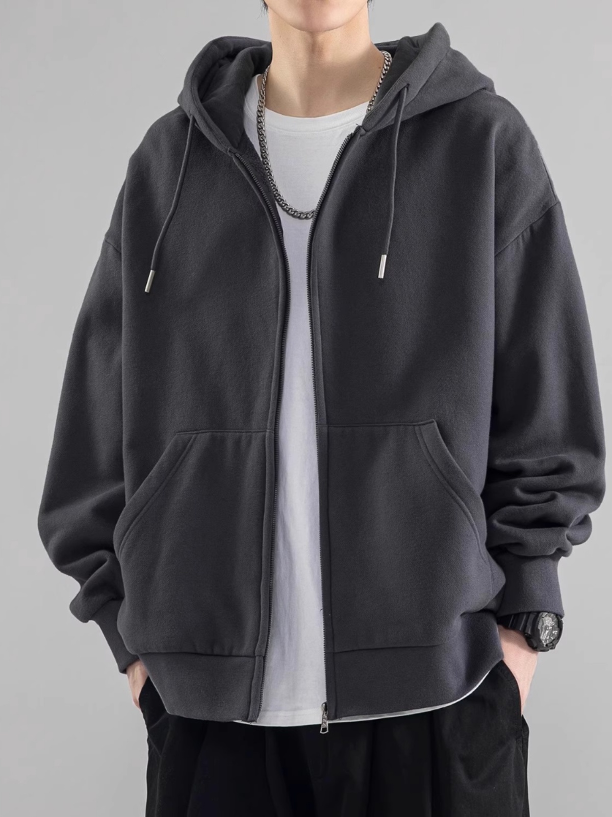 Sweat-shirt à capuche ample po - Streetwear Brand Hong Kong avis et prix