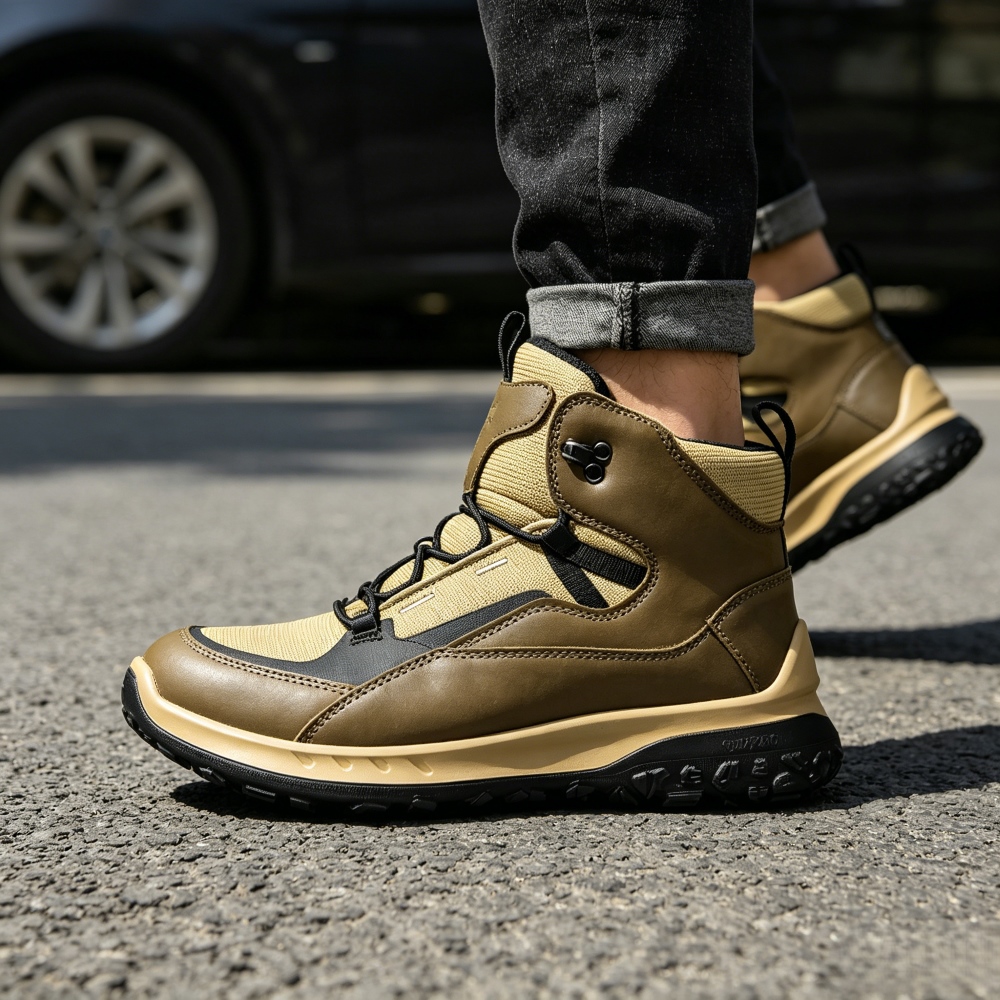 Baskets montantes en cuir pour - Streetwear Outdoor Brand avis et prix